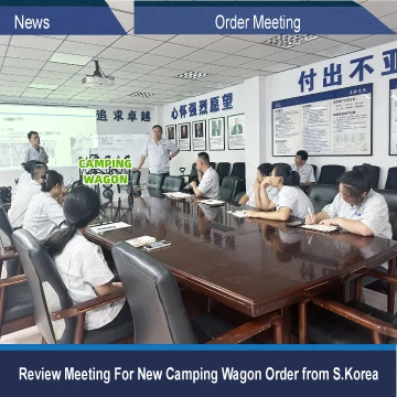Reunió de revisió per a la nova comanda de vagons de càmping de Corea del Sud