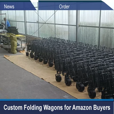 Wagons de plegament personalitzats per a compradors d'Amazon