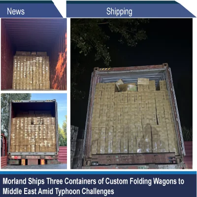 Morland envia tres contenidors de vagons plegables personalitzats a l'Orient ...
