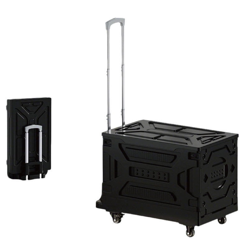 Carro de compra plegable de plàstic de 90 litres
