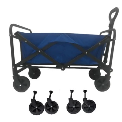 Carro plegable de platja amb rodes desmuntables